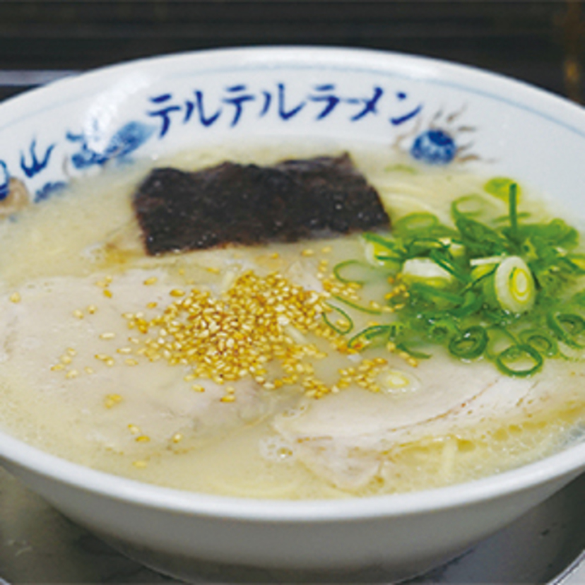 福岡麺人生64杯目・スープを引き出す　テルテルラーメン